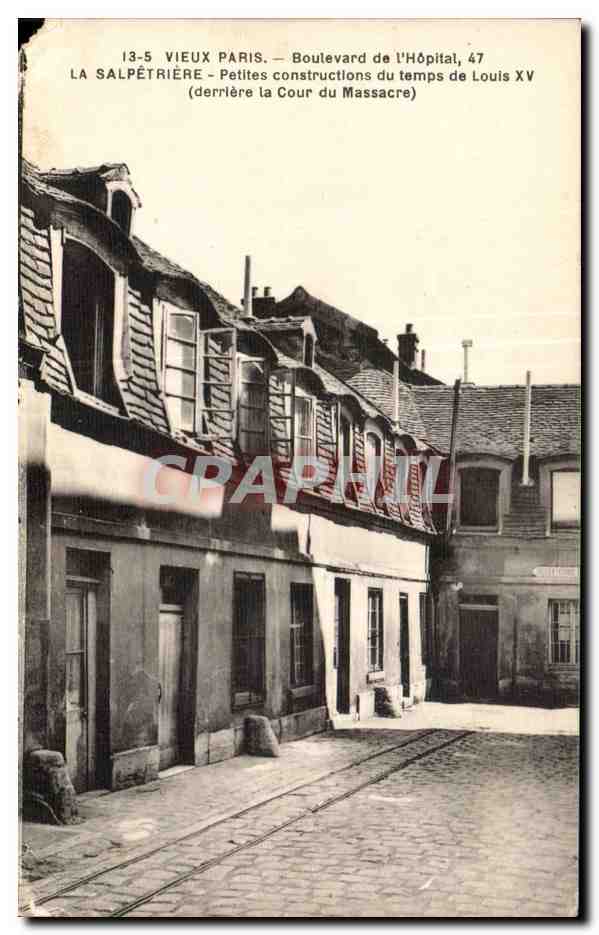 CPA Paris Boulevard de l'hopital La Salpetriere