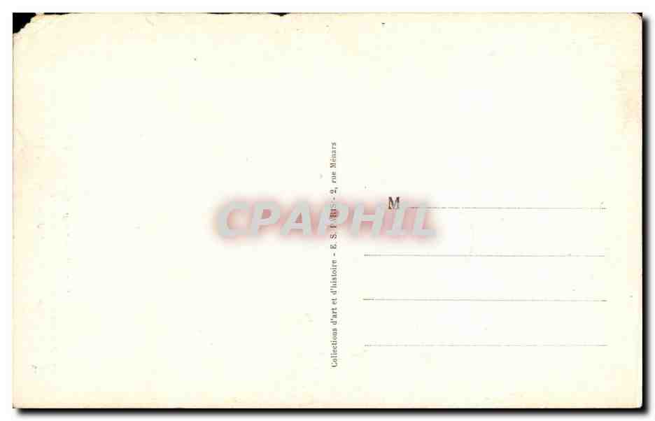CPA Paris Boulevard de l'hopital La Salpetriere — Verso