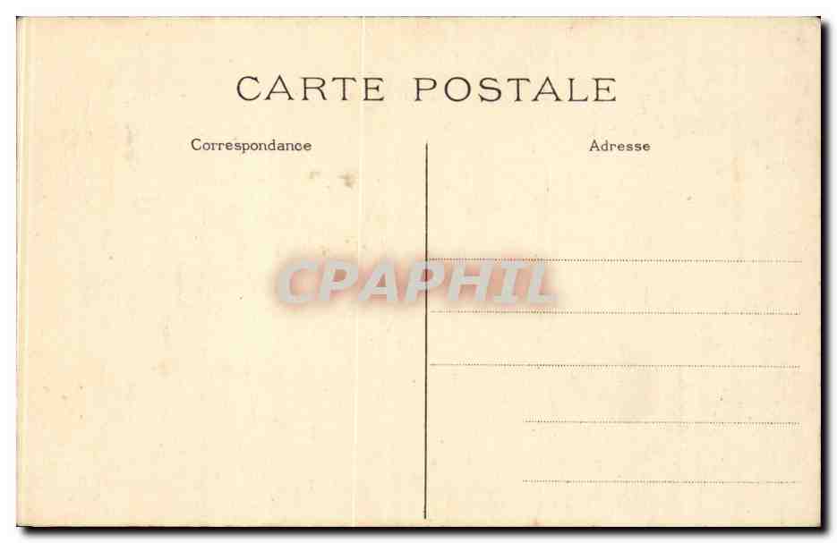 CPA Paris Cathedrale Notre Dame — Verso