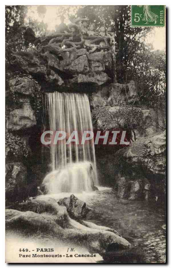 CPA Paris Parc Montsouris la cascade