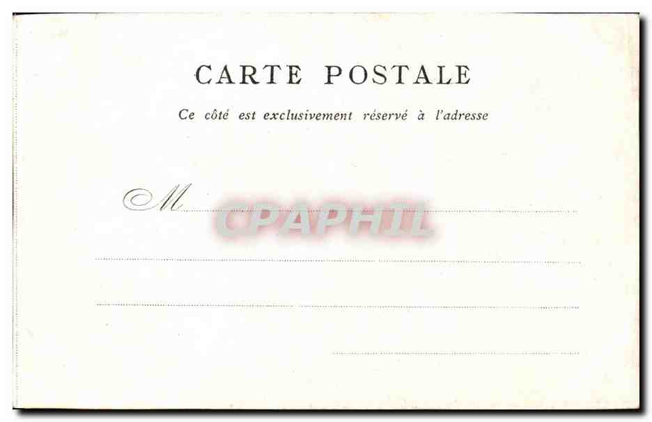 CPA Paris St Germain l'auxerrois — Verso
