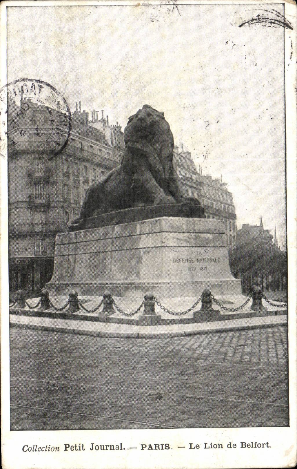 CPA Paris Le lion de Belfort