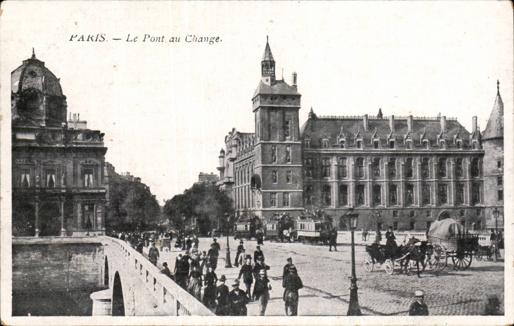 CPA Paris Le pont au change