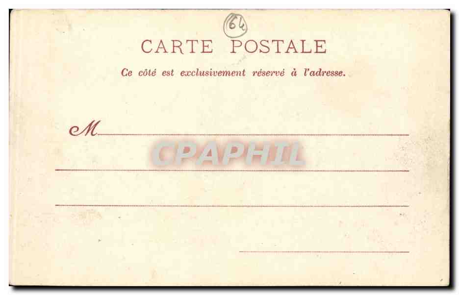 Pau - Le Palais d'Hiver, face vu de Bizanos — Royer et Cie, Nancy, n°15 — Verso