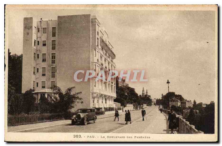 Pau CPA Le boulevard des Pyrenees