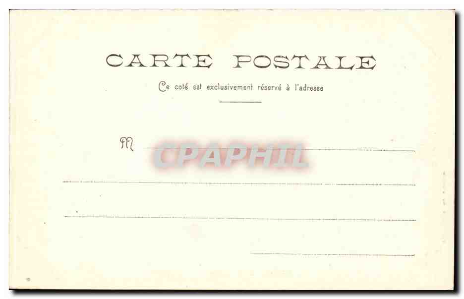 CPA Bayonne Le theatre — Verso