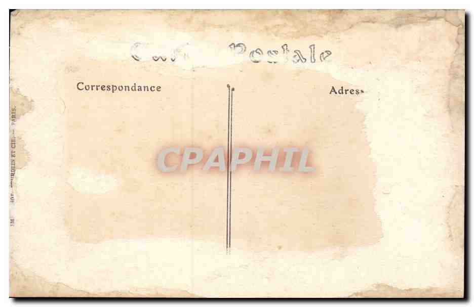 CPA Environs de Salies de Bearn Ruines de Belloc vus du Gave — Rückseite