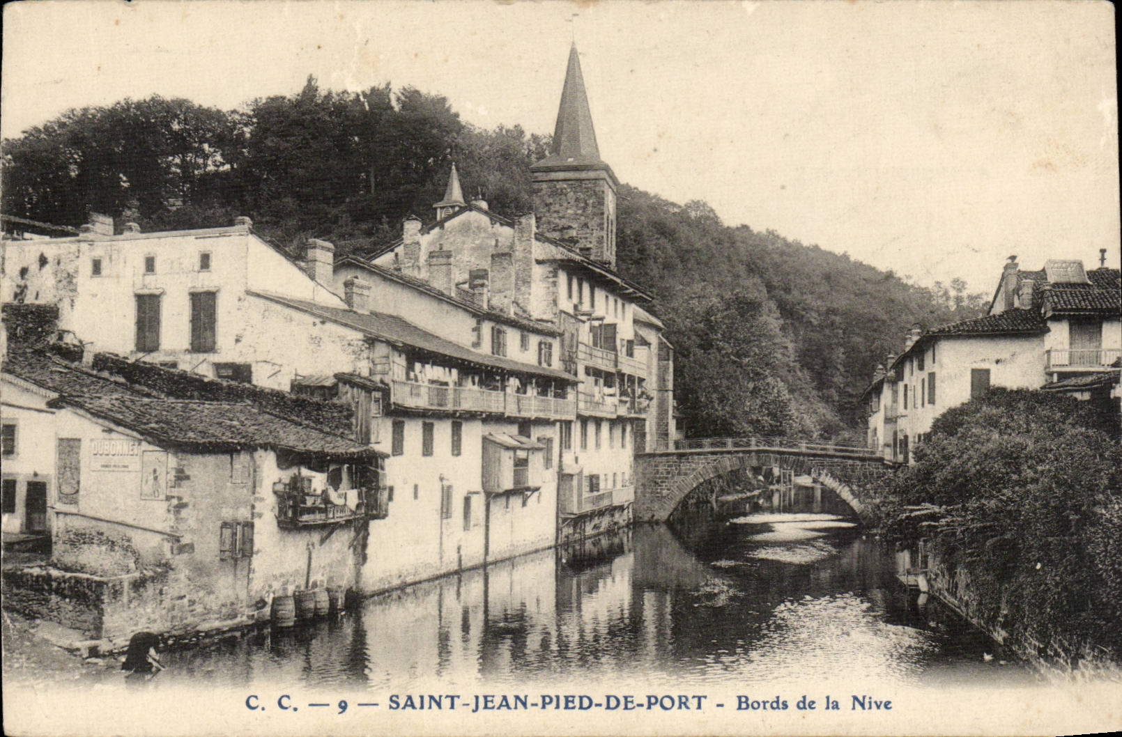 Saint-Jean-Pied-de-Port — Bords de la Nive — C.C. 9