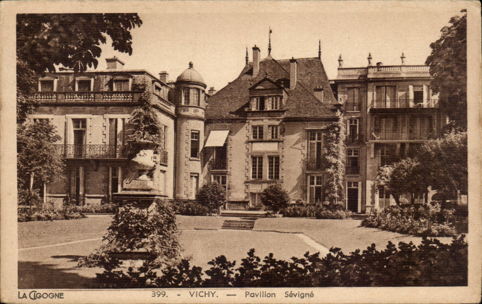 CPA Vichy Villa Sevigne