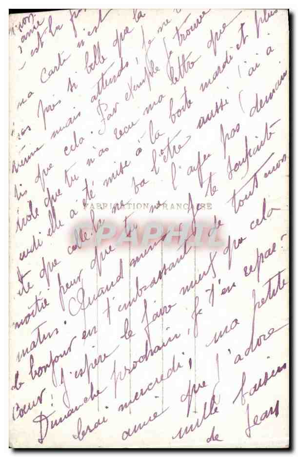 CPA Fantaisie Femme Je meurs ou je m'attache Militari — Verso