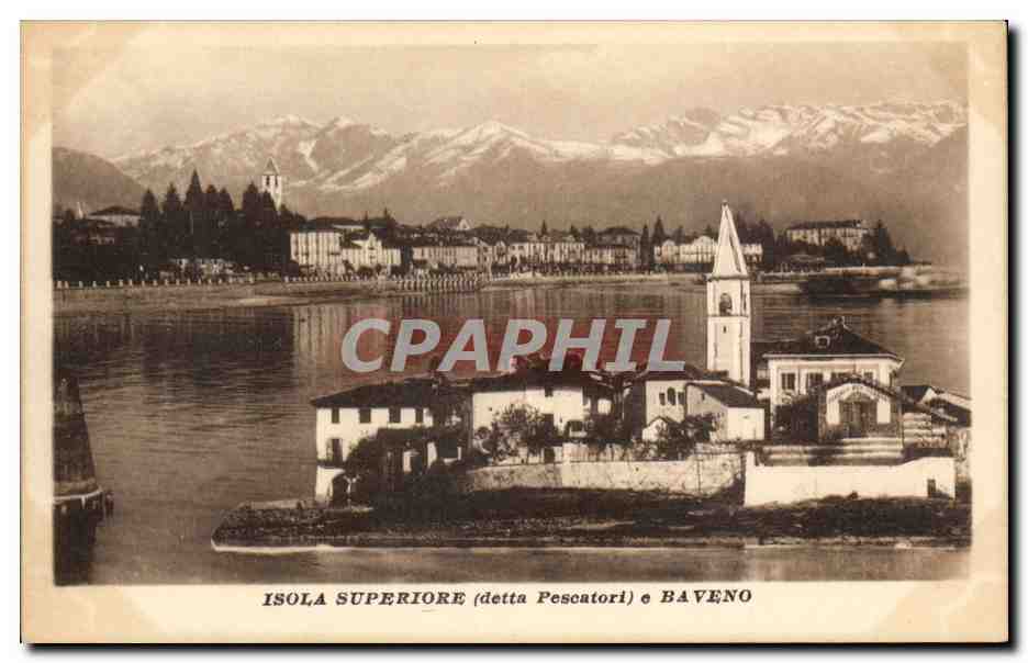 CPA Italie Italie Isola Superiore a Baveno