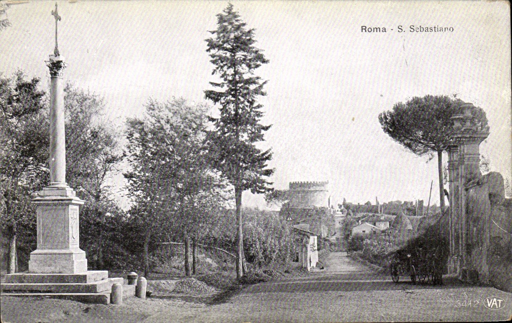 CPA Italie Italie Roma S Sebastiano