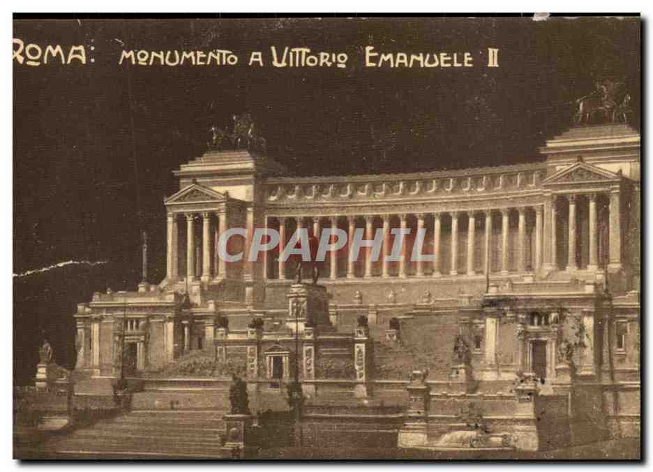 CPA Italie Italie Roma Monumento a Vittorio Emanuelle II