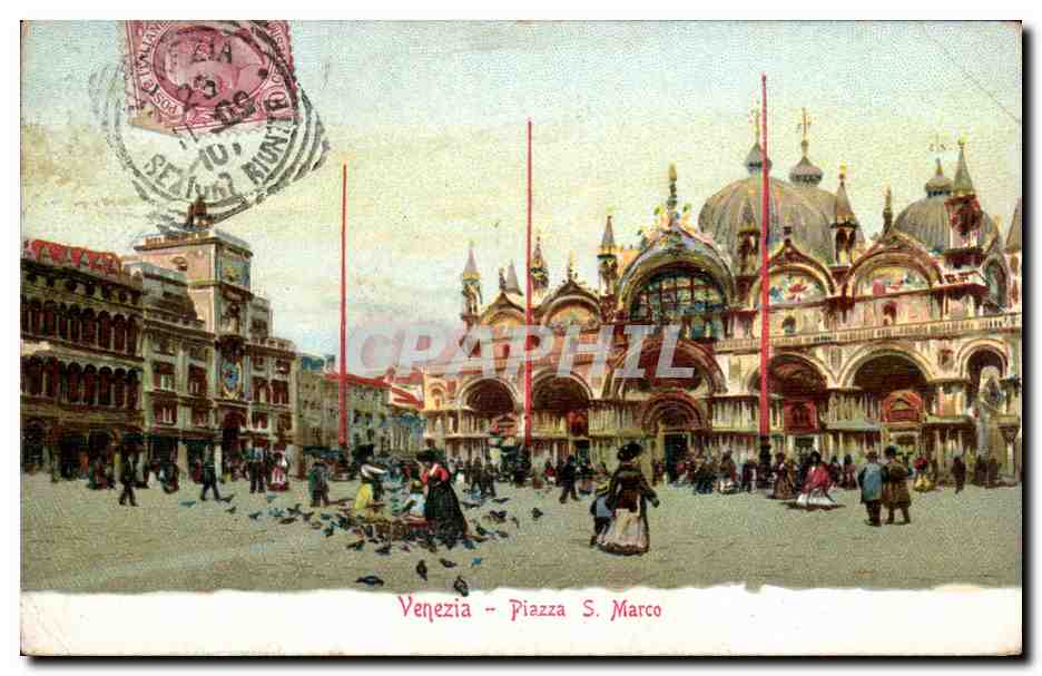 CPA Italie Italie Venezia Piazza S Marco