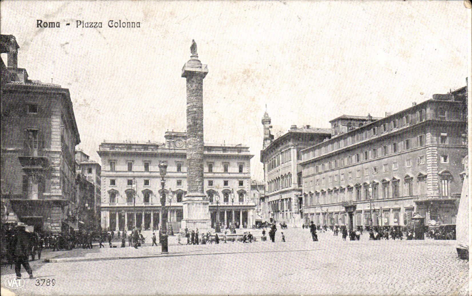 CPA Italie Italie Piazza colonna