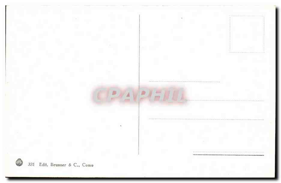 CPA Italie Italie Villa Carlotta Lago di Como — Rückseite