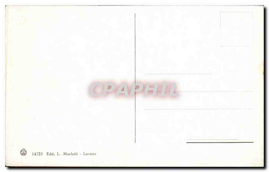 CPA Italie Italie Laggo Maggiore Intra Imbarcadero — Rückseite