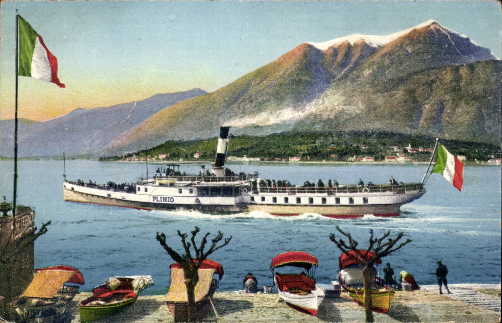 CPA Italie Italie Lago di Como Cadenabbia vista da Bellagio