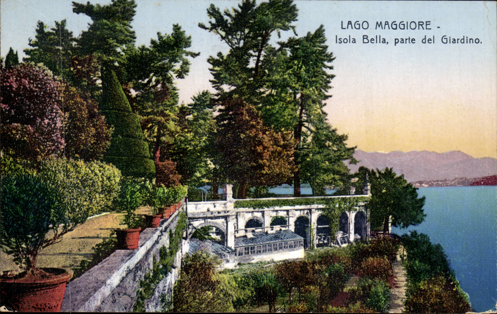 CPA Italie Italie Lago maggiore Isola Bella parte del Giardino