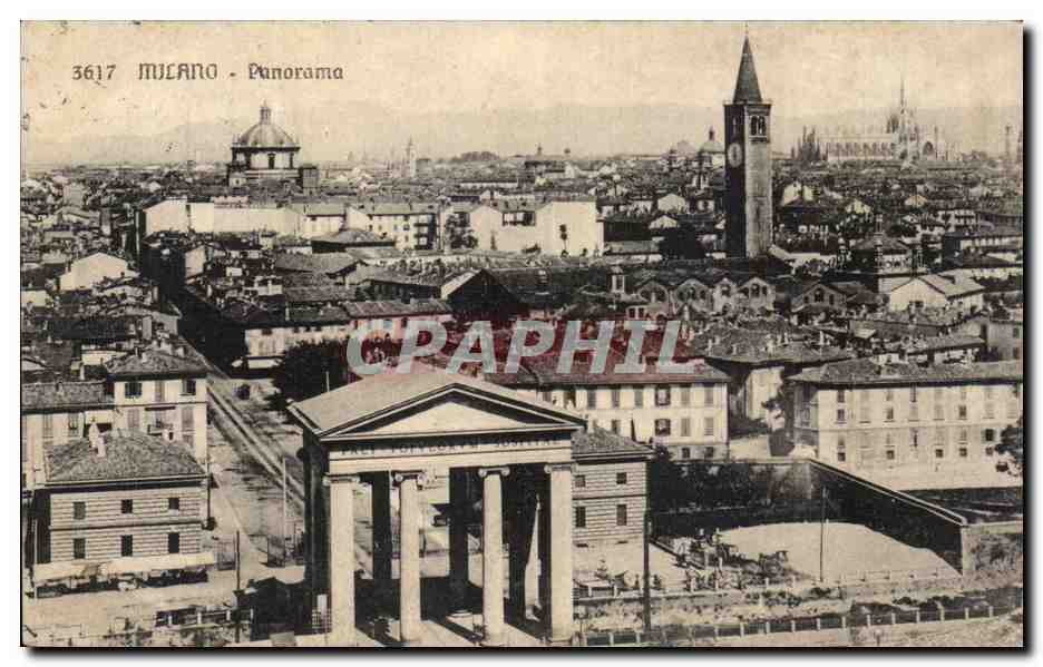 CPA Italie Italie Milano Panorama