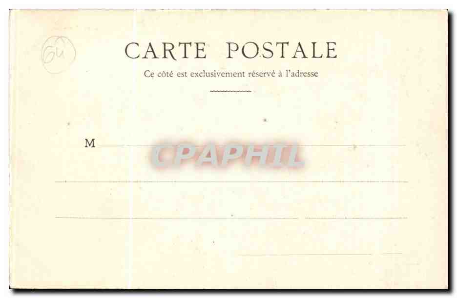 CPA Biarritz Au port des pecheurs — Back