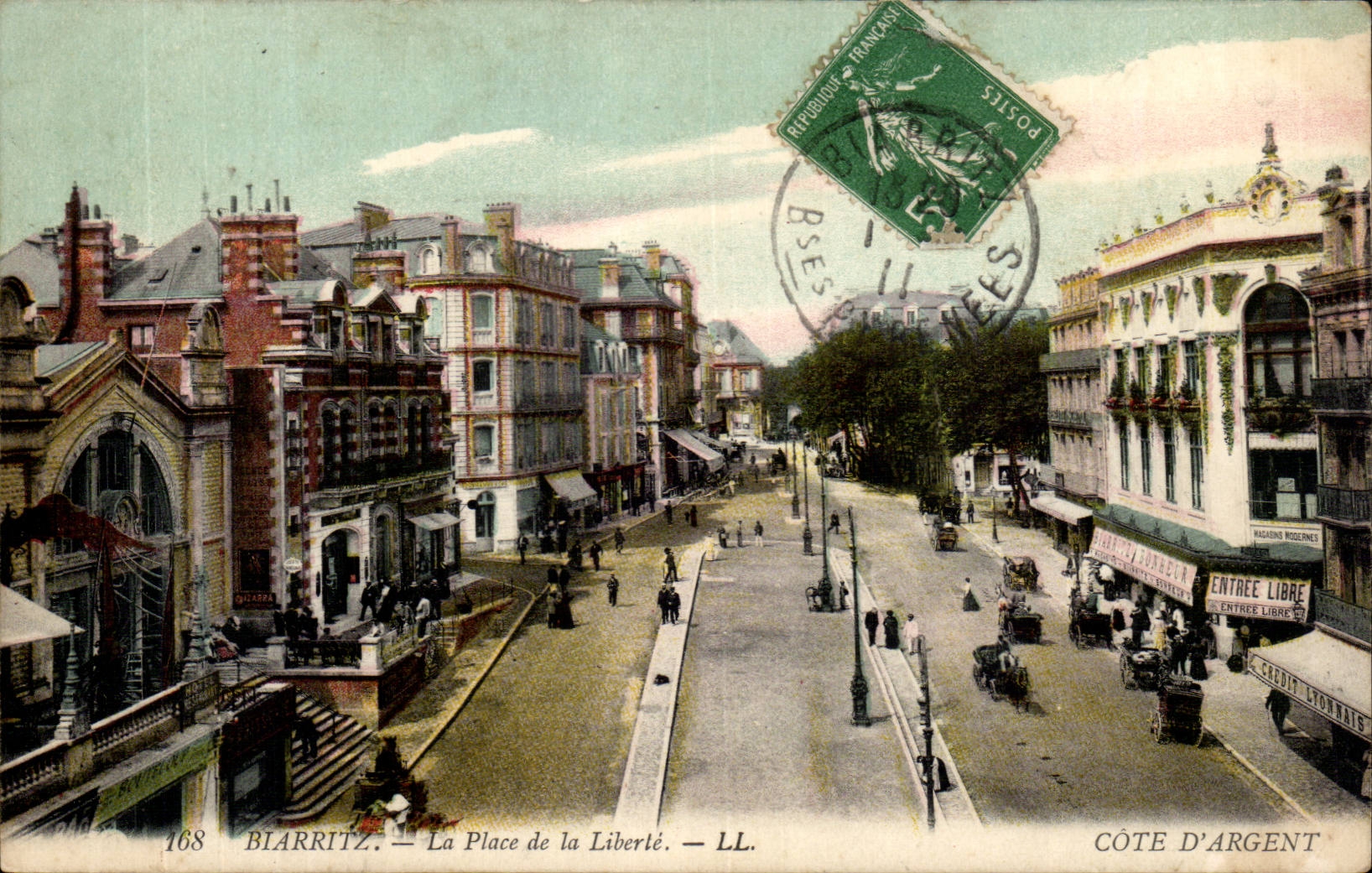 Biarritz — La Place de la Liberté — LL. — Côte d'Argent