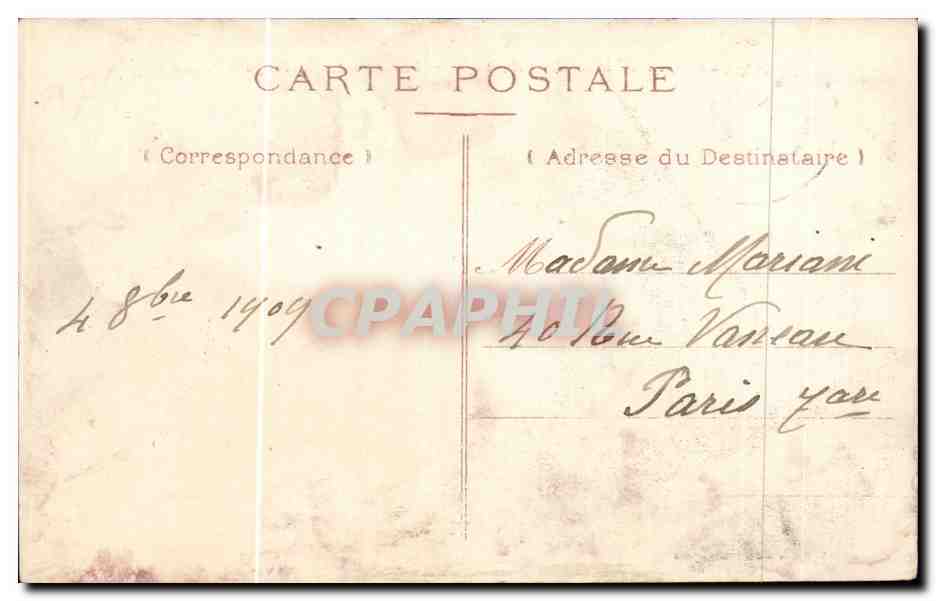 CPA Hendaye Le casino et la plage — Rückseite