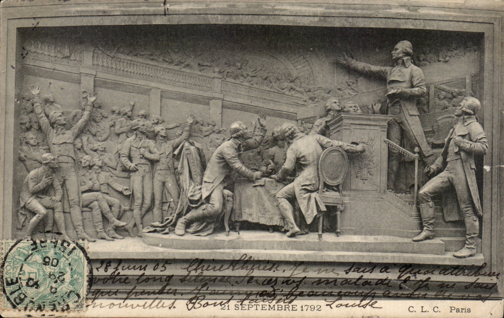 CPA 21 septembre 1792 Revolution Francaise