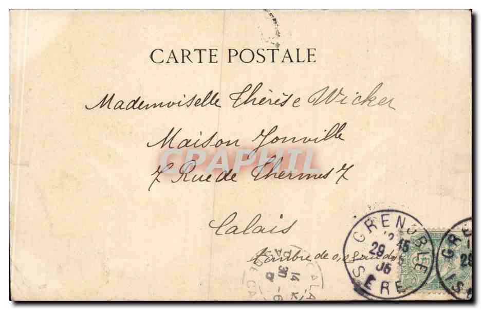 CPA 21 septembre 1792 Revolution Francaise — Rückseite