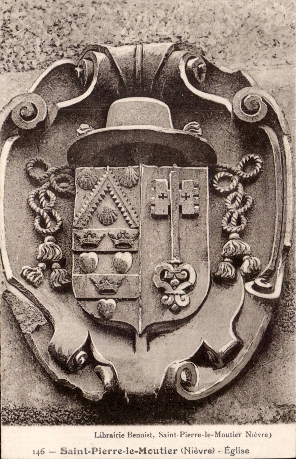 CPA Saint Pierre le Moutier Eglise
