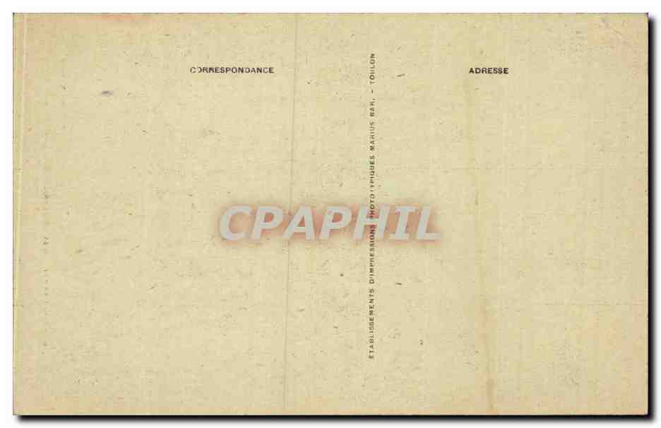 CPA Le pradet Anse sablonneuse des Bonnettes — Rückseite