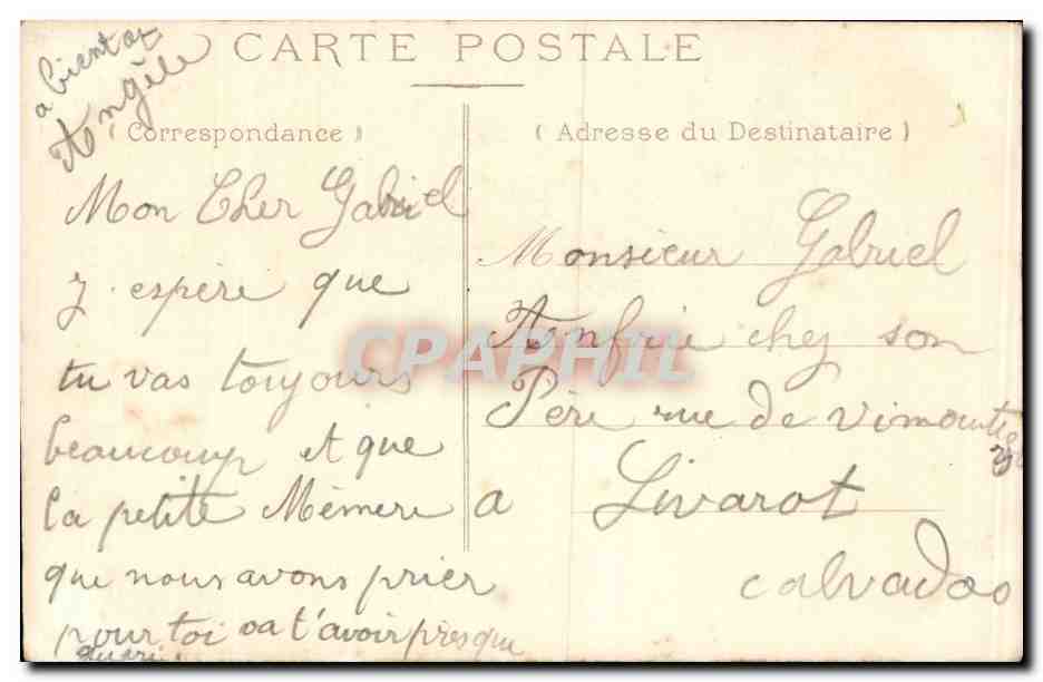 CPA La Guerande Eglise Notre Dame de la Delivrande — Rückseite