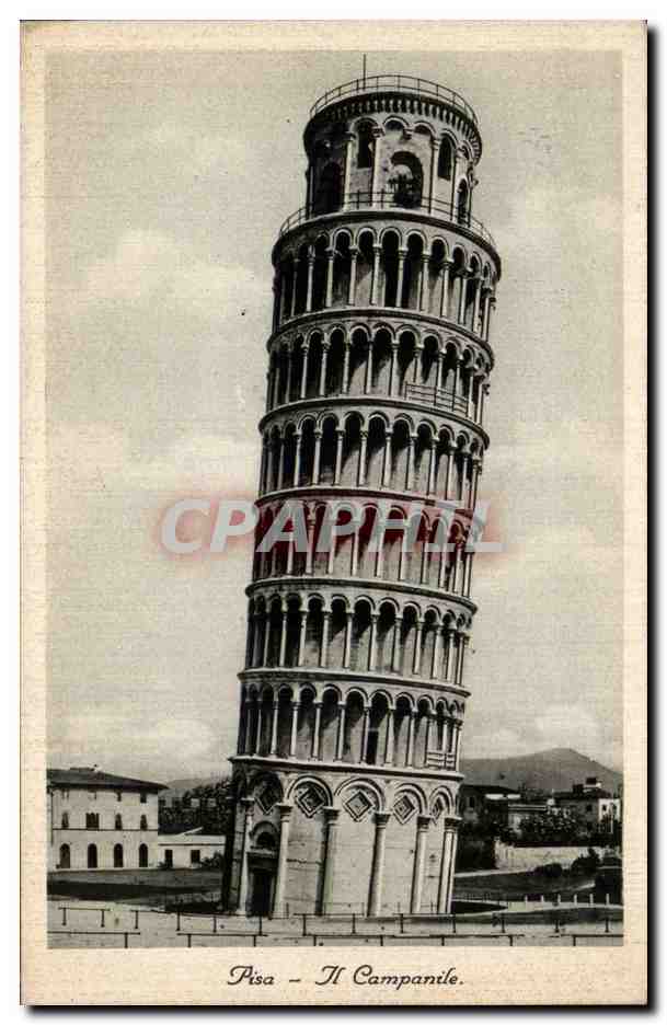 CPA Italie italia Pisa Il campanile