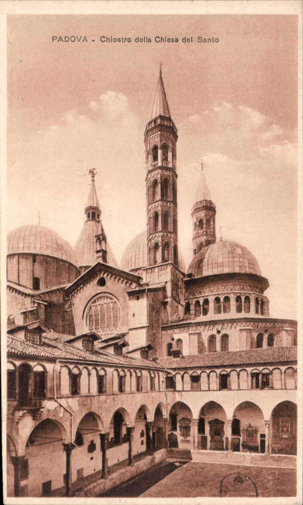 CPA Italie italia Padova Chiostro della Chiesa del SAnto