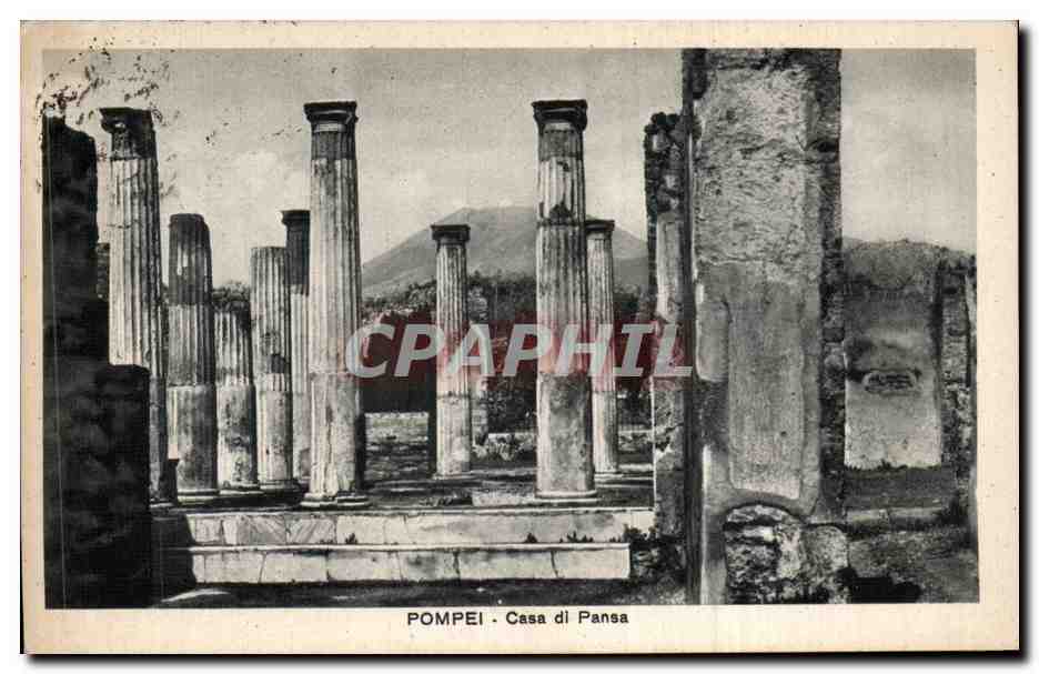 CPA Italie italia Pompei Casa di Pansa