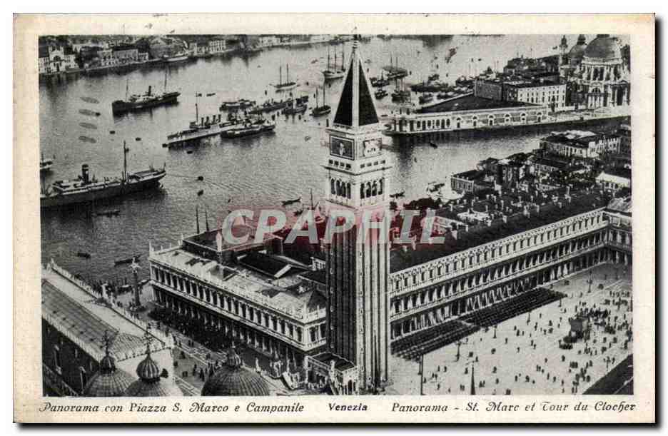 CPA Italie italia Venezia Piazza S Marco e Campanile