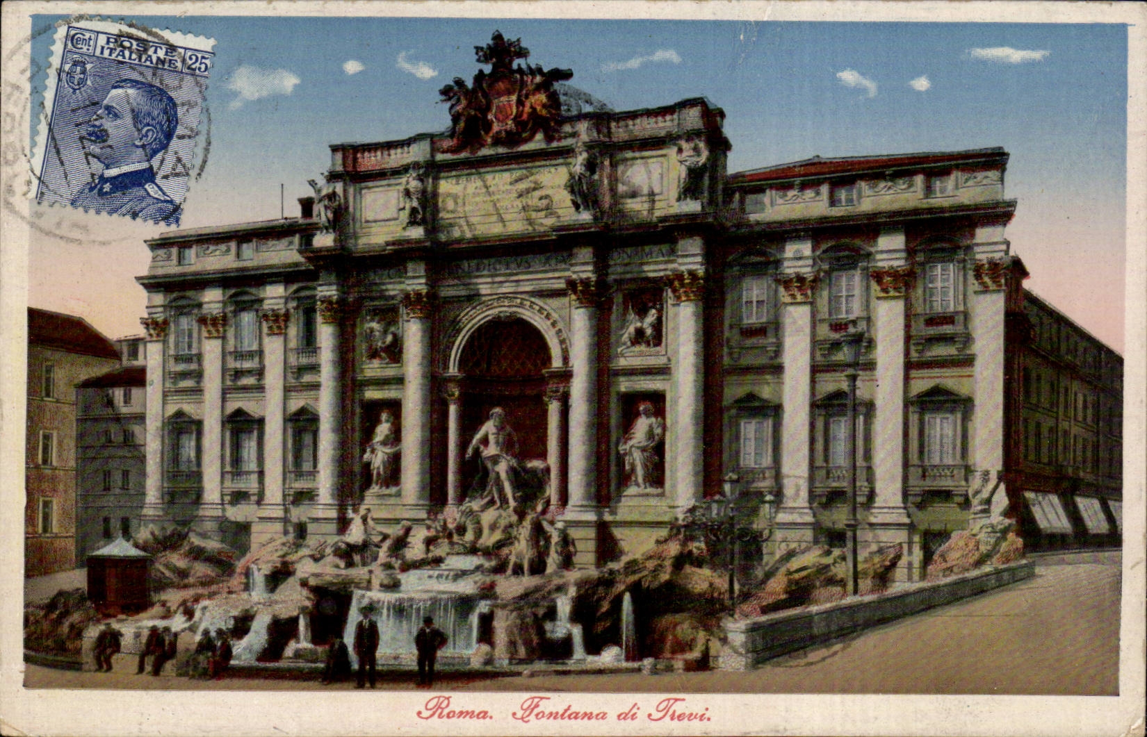 CPA Italie italia Roma panorama di Trevi