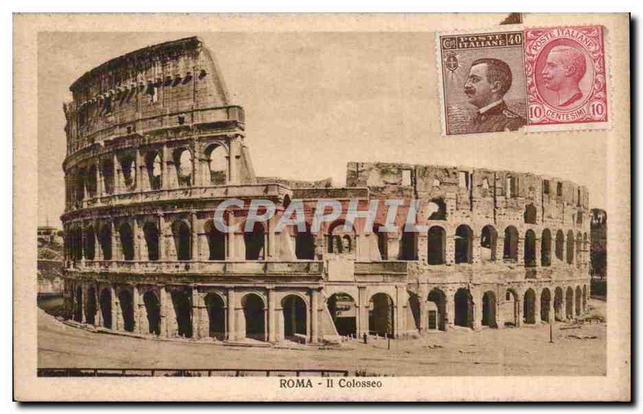 CPA Italie italia Roma Il Colosseo