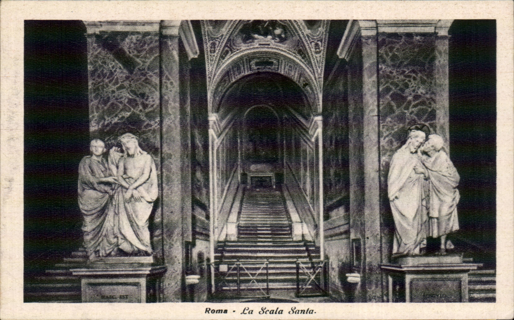 CPA Italie italia Roma La Scala Santa