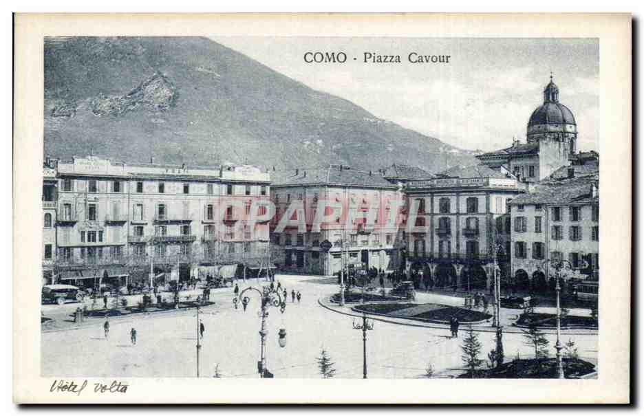 CPA Italie italia Como Piazza CAvour