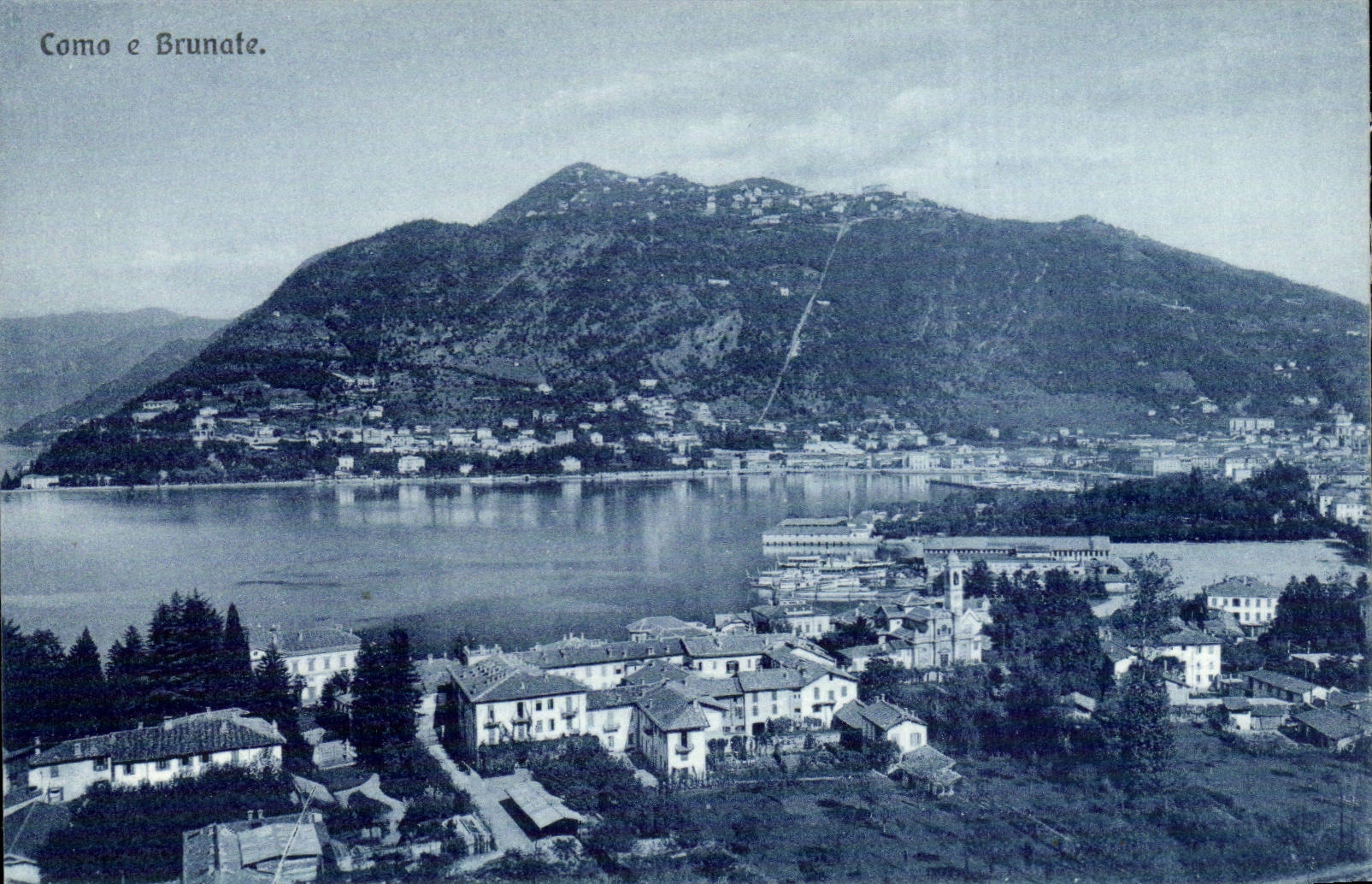 CPA Italie italia Como e Brunate