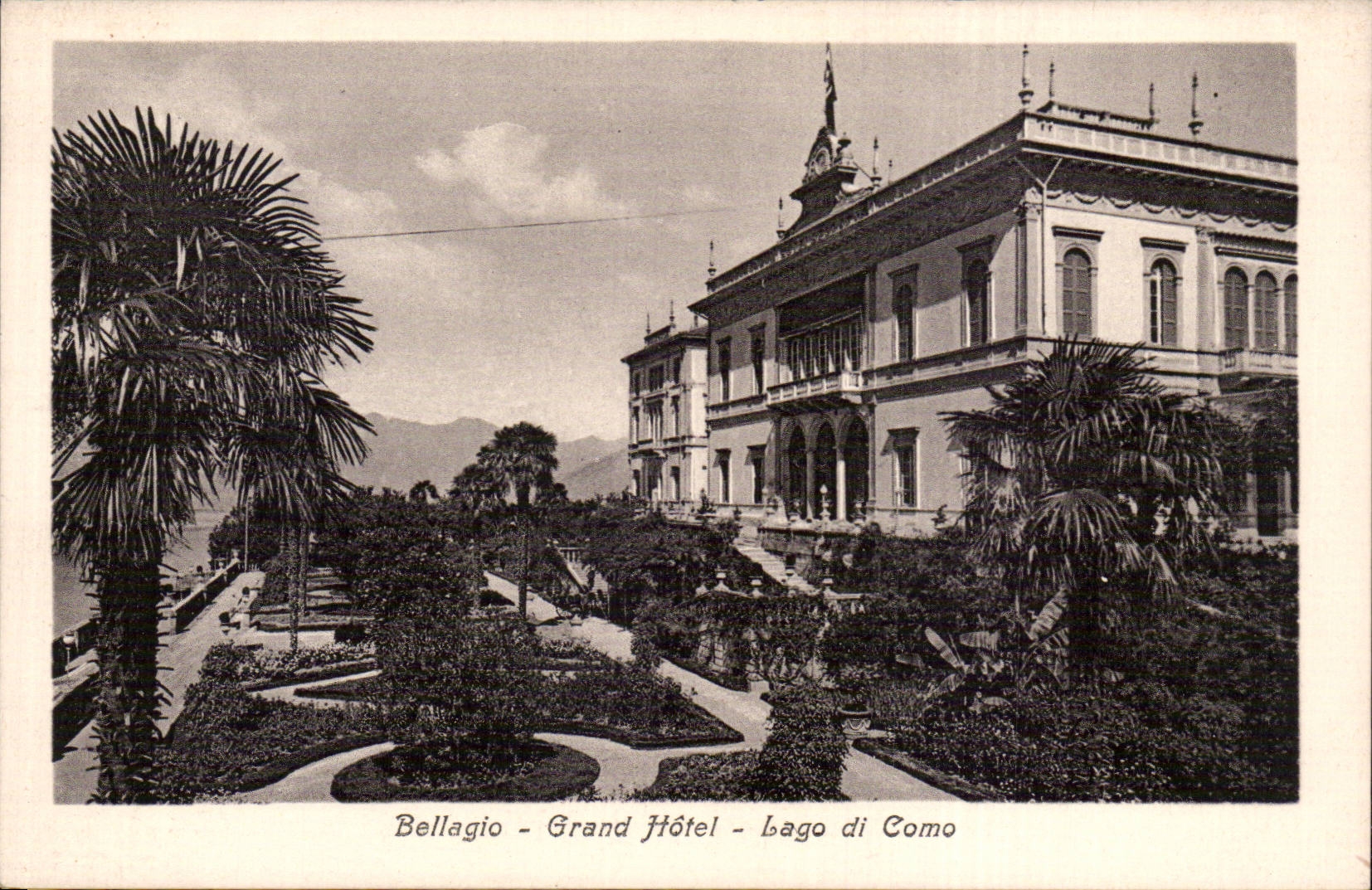CPA Italie italia Bellagio Grand hotel lago di Como