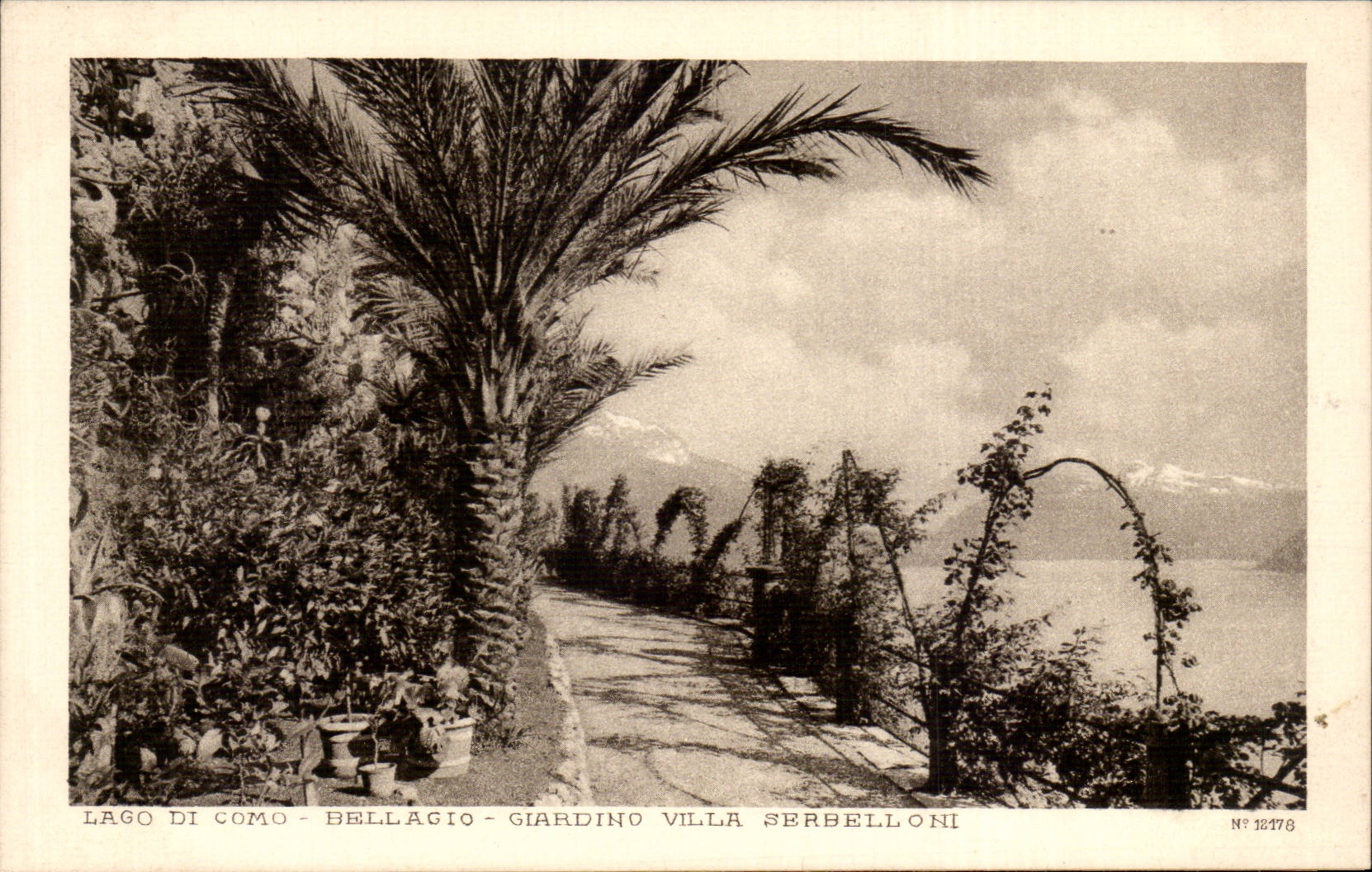 CPA Italie italia Bellagio Lago di Como Giardino villa Serbelloni