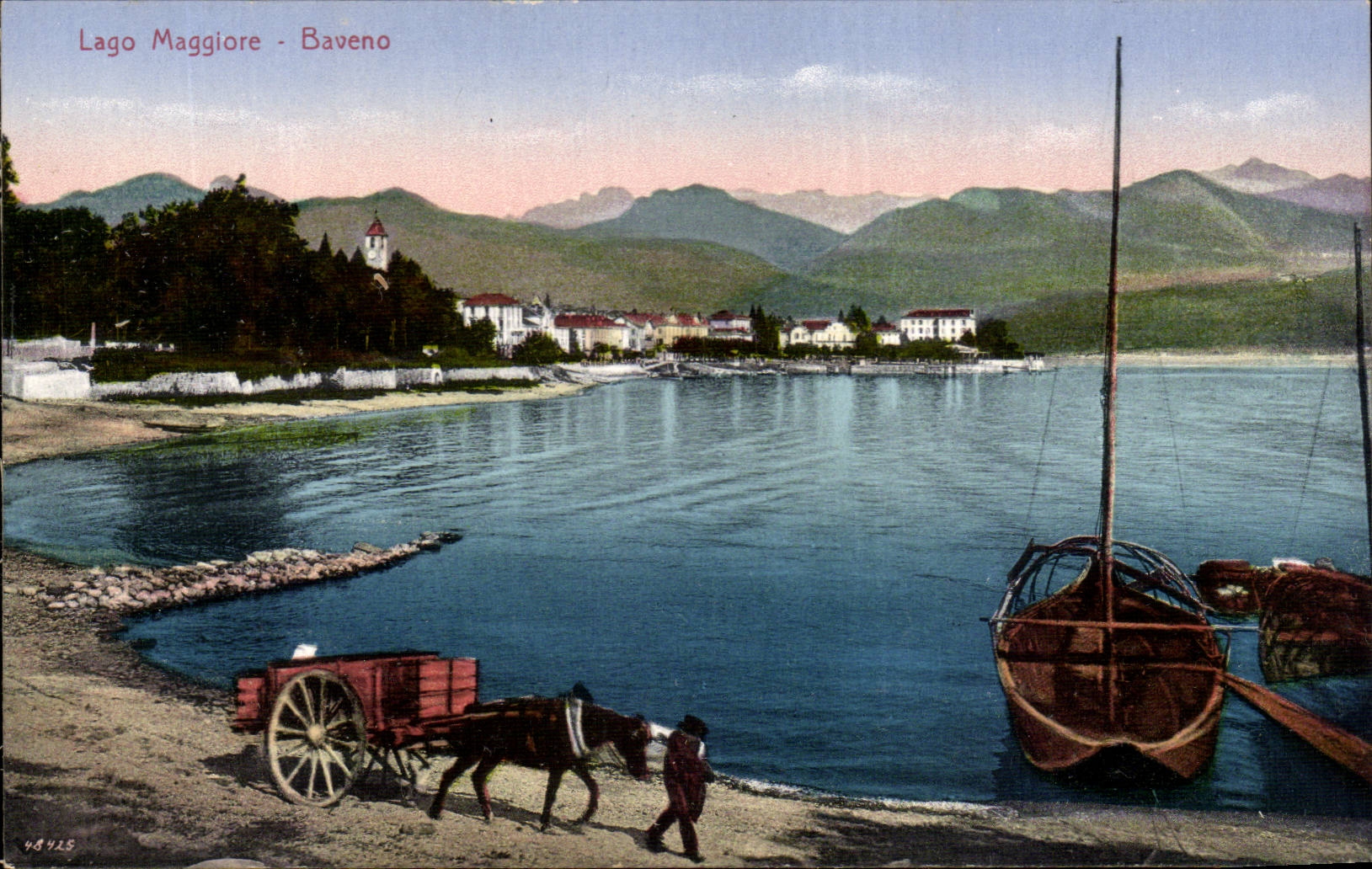 CPA Italie italia Lago Maggiore Baveno