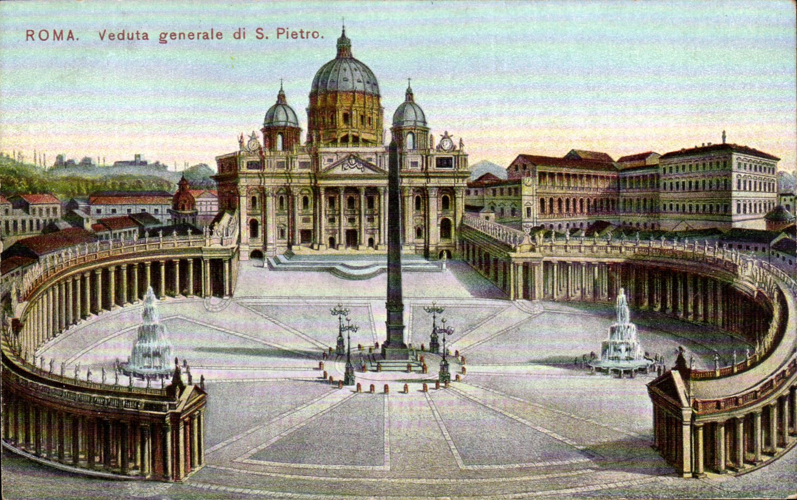 CPA Italie italia Roma Veduta generale di S Pietro