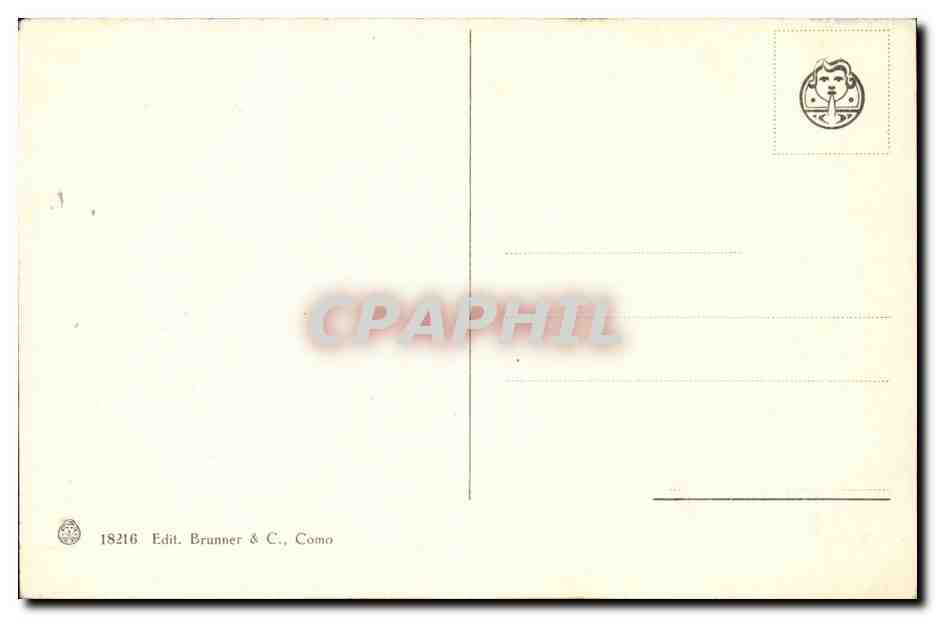 CPA Italie italia Laggo Maggiore Isola Bella — Rückseite