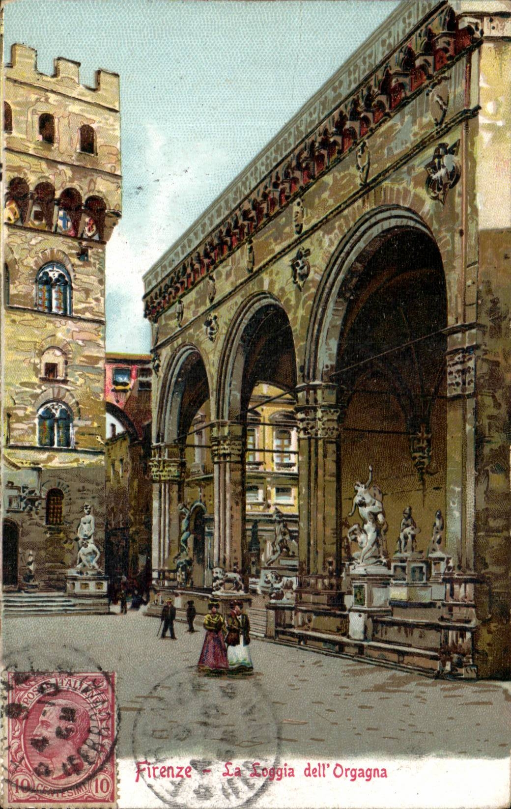 CPA Italie italia Firenze La Loggia dell orgagna