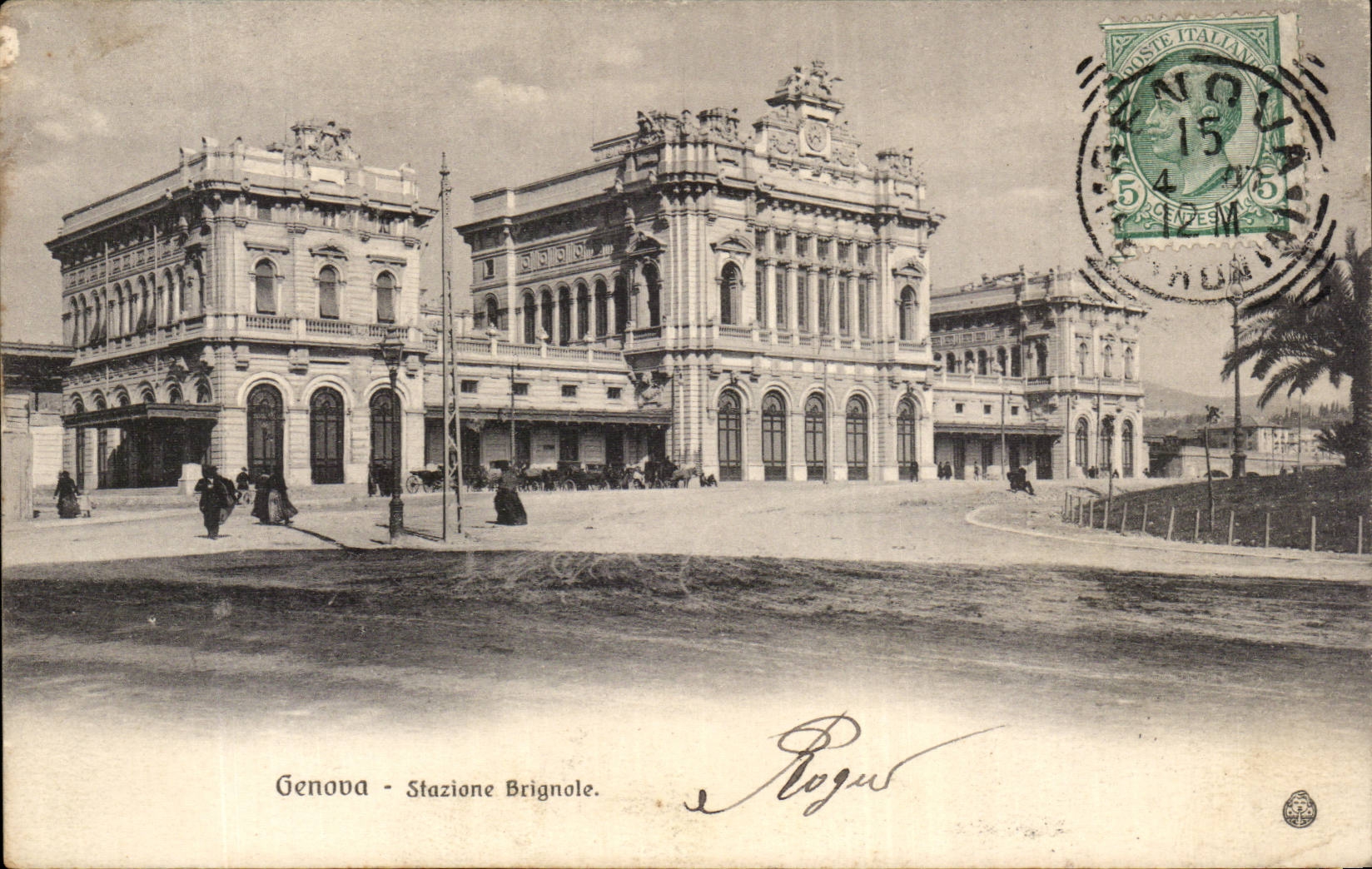 CPA Italie italia Genova Stazione Brignole