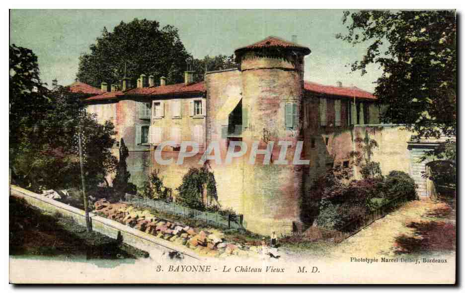 Bayonne - Le Château Vieux — Phototypie Marcel Delflay, Bordeaux, n°3