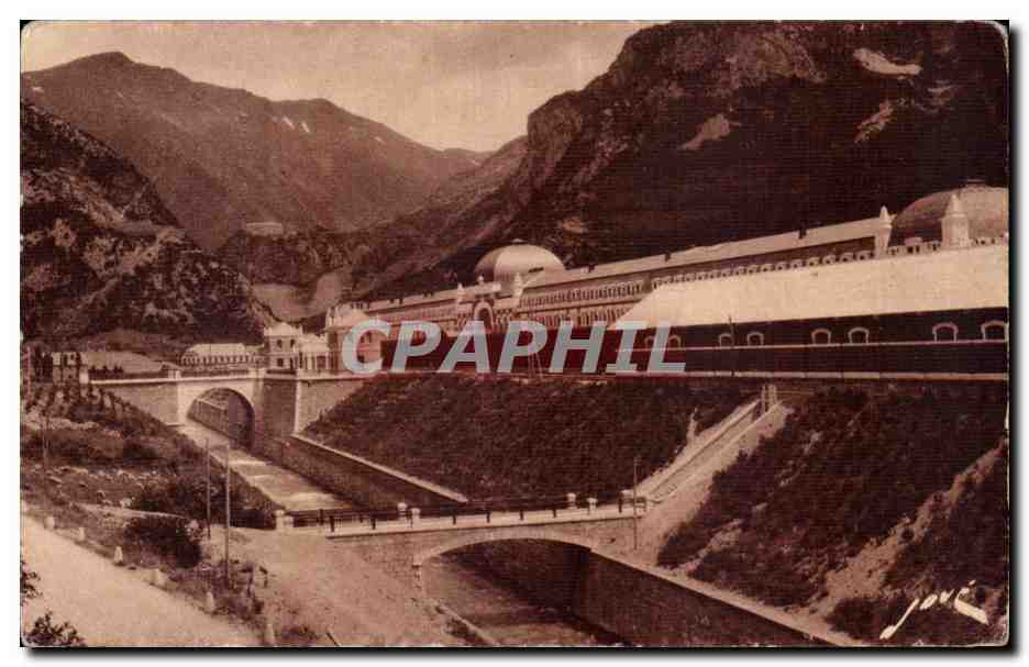 Tal der Aspe — Internationale Station Canfranc — Éditions Jové, Pau (B.P.)